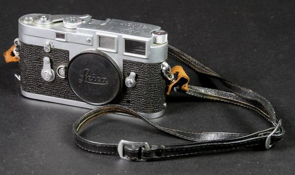 Leica 35mm Camera: Leica M3-974381 35mm camera, no lens. Operational condition unknown.
