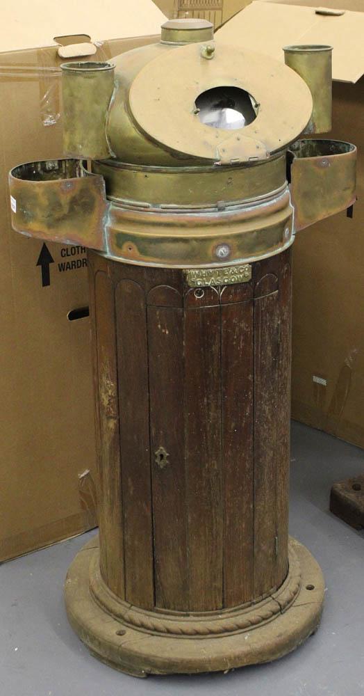 Scottish Ship Binnacle, Whyte & Co. Glasgow (1 of 2)