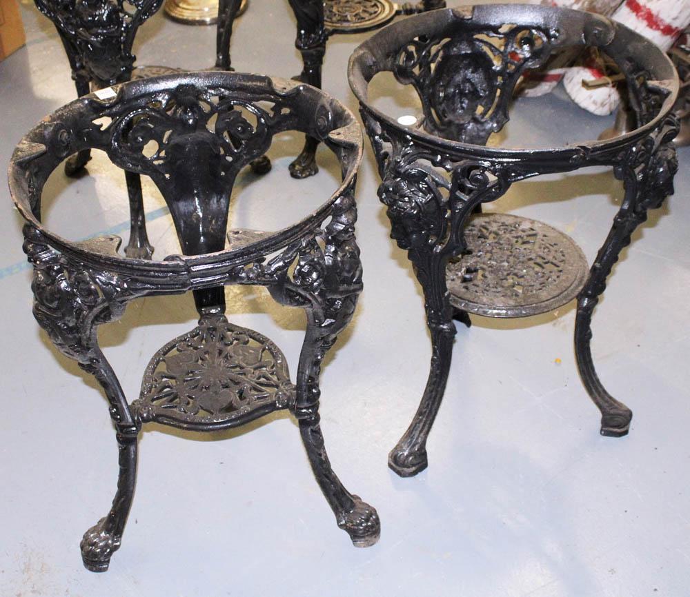 Two Cast Iron English Pub Table Bases (1 of 5)