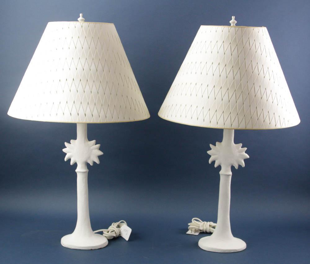 Pair of Custom Designer Painted Lamps (1 of 5)