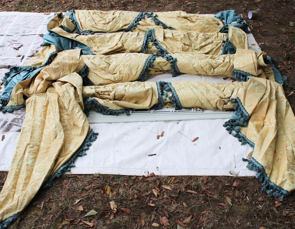 Group of (4) Valances: Group of (4) valances, widest 63".