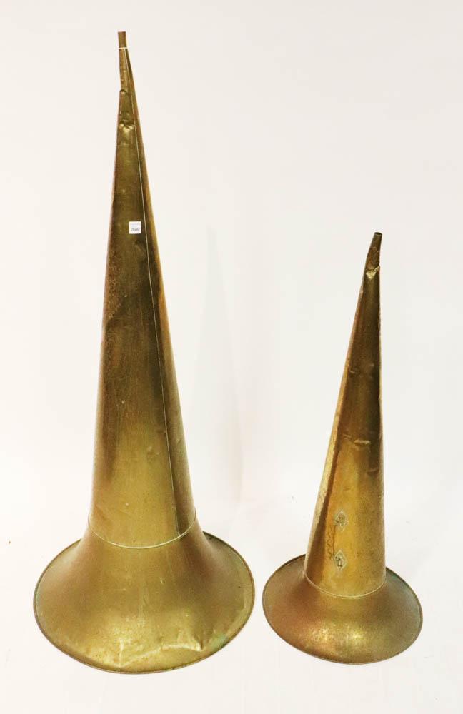 Played a sale small brass horn