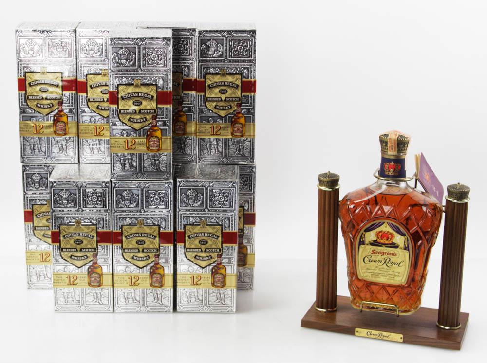 Vintage Chivas Regal and Crown Royal (1 of 8)