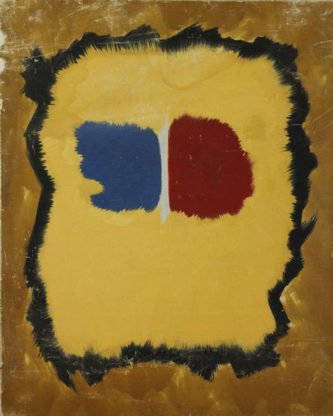 Attributed to Feeley, Abstract, O/C: Attributed to Paul Feeley (American, 1910-1966), abstract, oil on canvas, 49" x 39 1/2". Paint loss. (E4870)