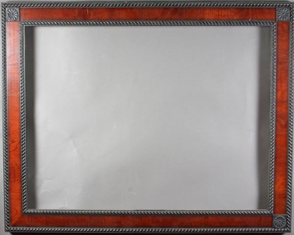 Biedermeier-style frame, 26 1/2" x 33 1/4": Biedermeier-style frame, outside: 26 1/2" x 33 1/4", opening: 21 1/2" x 28 1/2". Good condition.