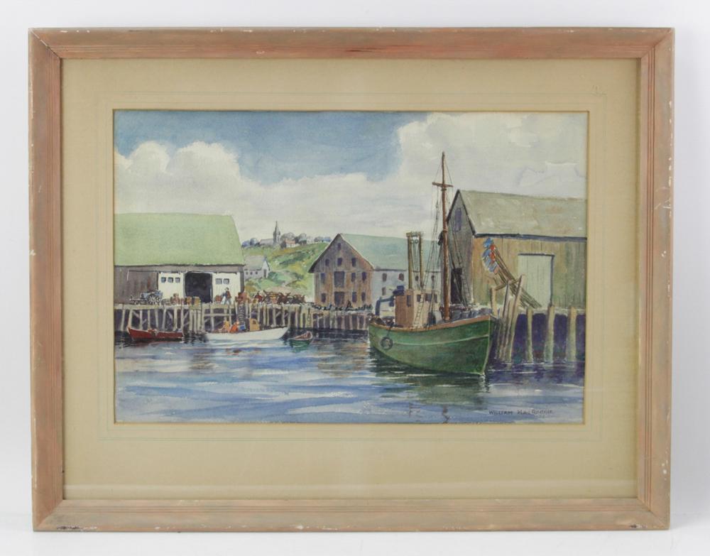 William MacRobbie, Low Tide, Watercolor (1 of 8)