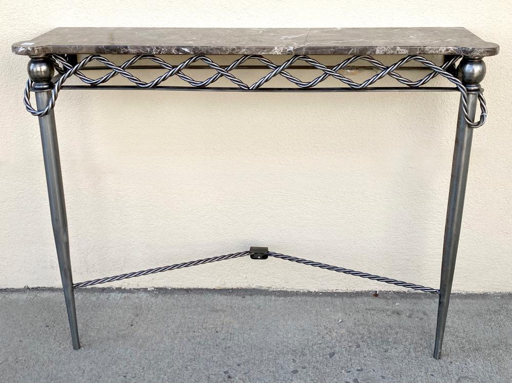 Marble Top Hall Table (1 of 6)