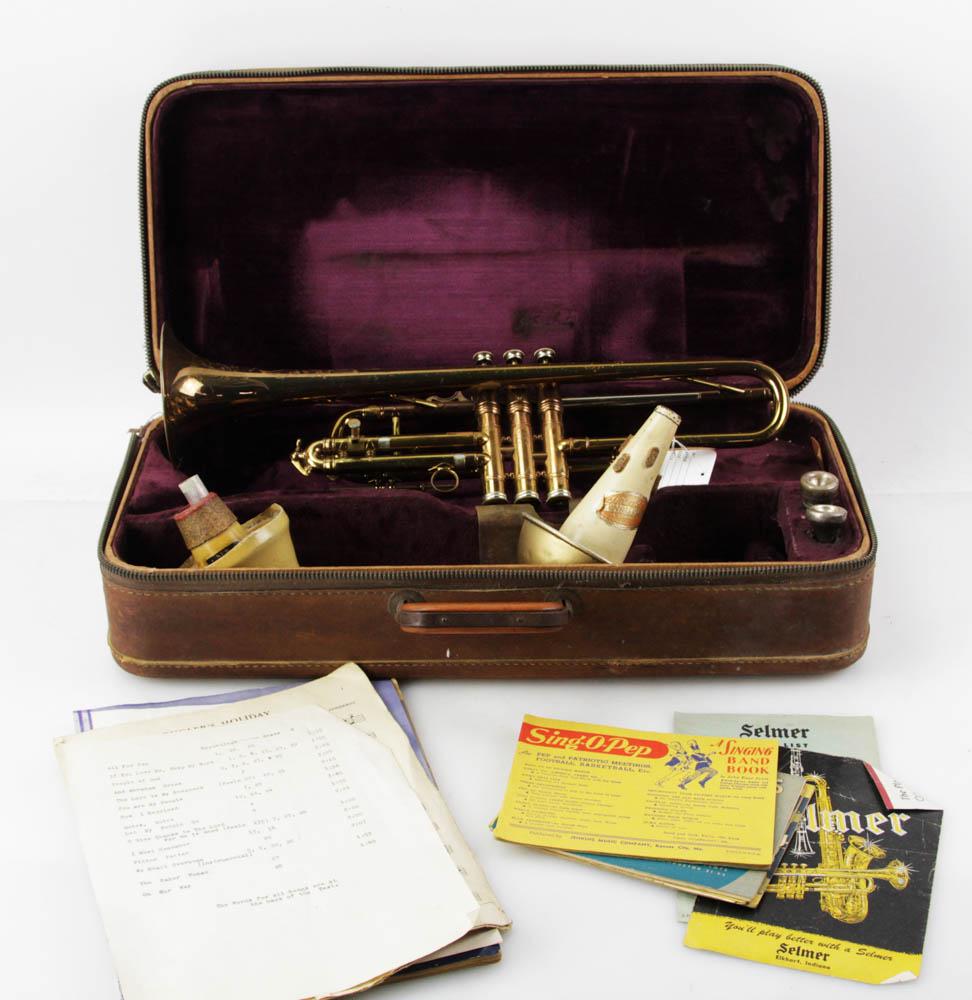 Selmer Signet Cornet, USA, Good Playing Condition, Fair