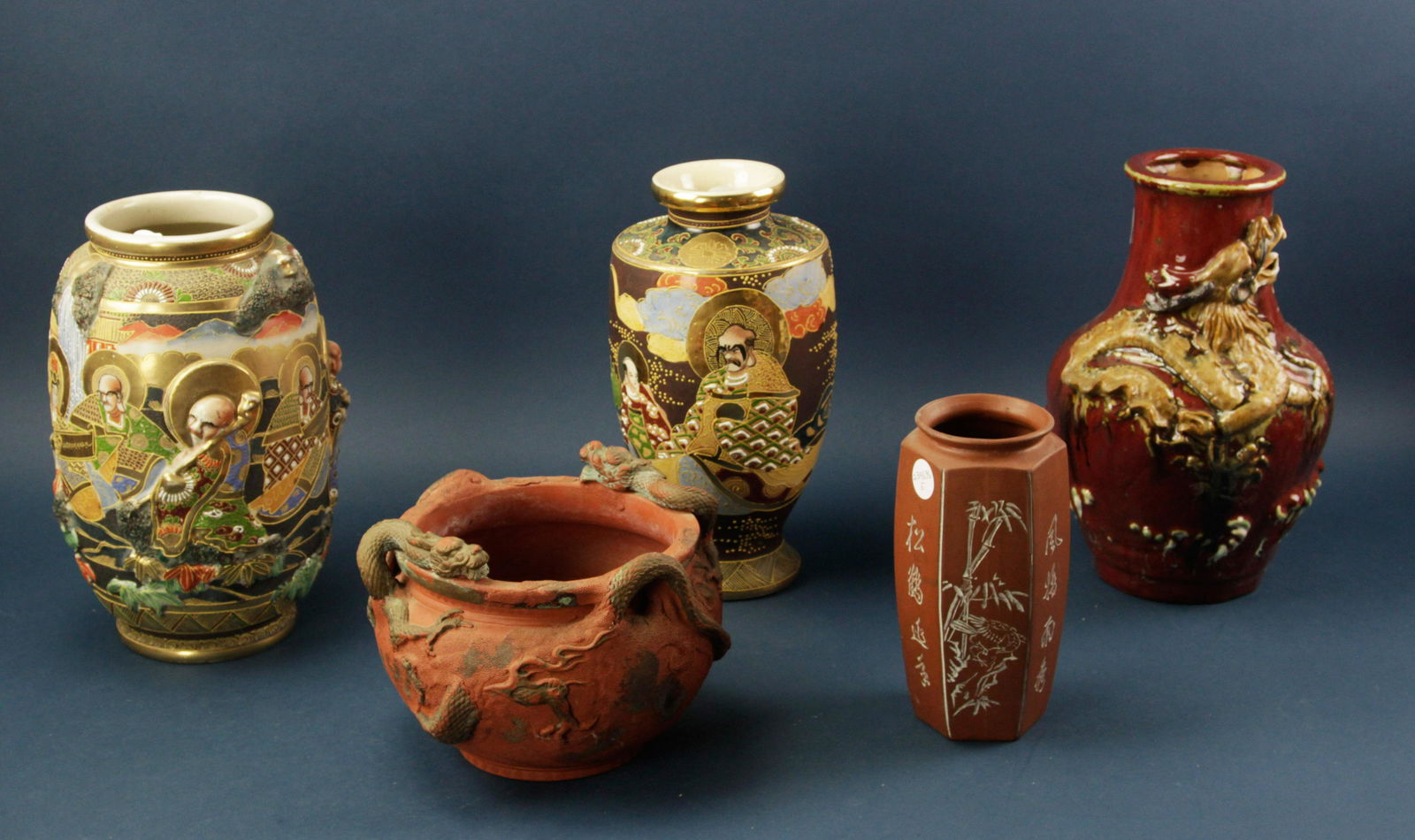 Group of Asian Pottery Items (1 of 10)