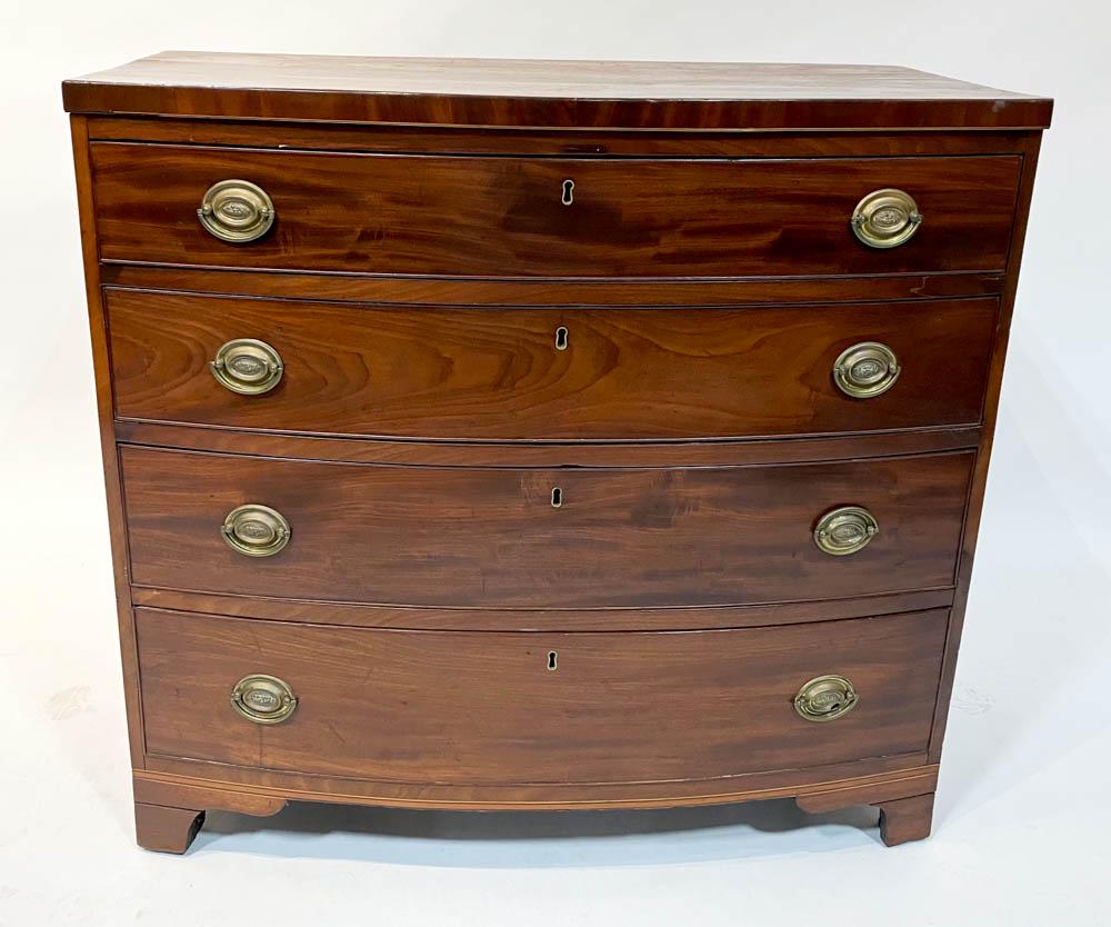 Federal Hepplewhite Bow-Front Chest (1 of 7)