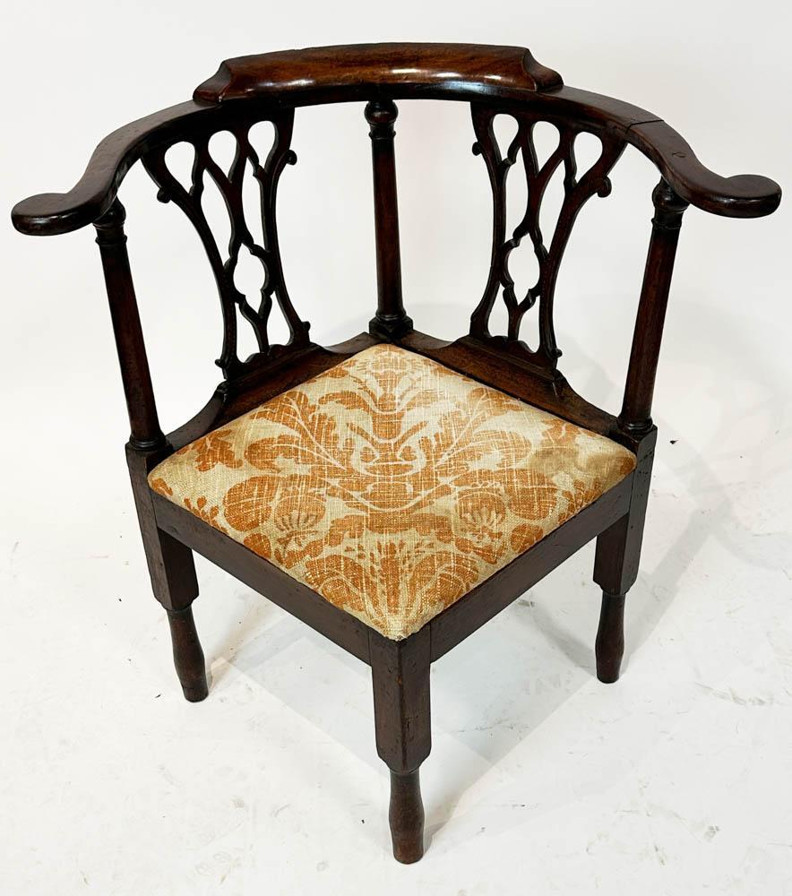 Early American Mahogany Corner Chair (1 of 3)