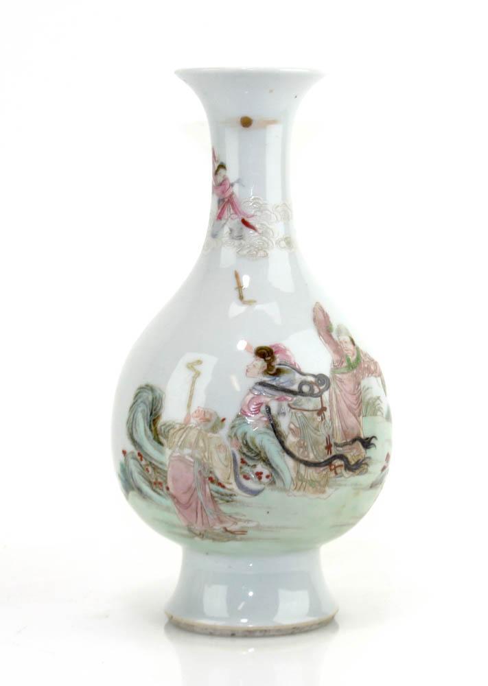 Chinese Famille Rose Porcelain Vase (1 of 6)