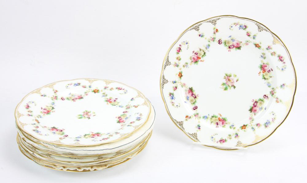 Set of Cauldon England Luncheon Plates (1 of 5)