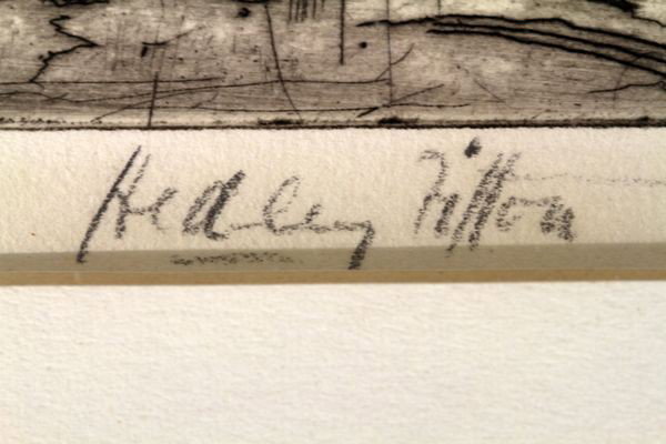 Fitton, Cathedral, Etching - 2