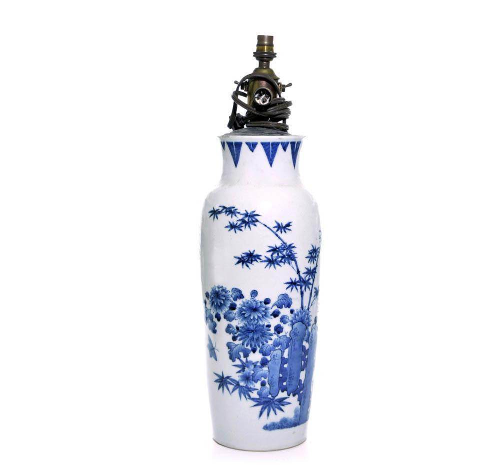 Chinese Blue and White Porcelain Lamp (1 of 6)