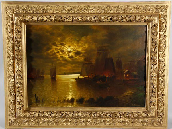 Craeyvanger, Pair of Paintings: Pair of paintings, "A capriccio view of Utrecht", oil on canvas, signed Reinier Craeyvanger (Dutch, 1812-1880), 25 3/4" x 37".