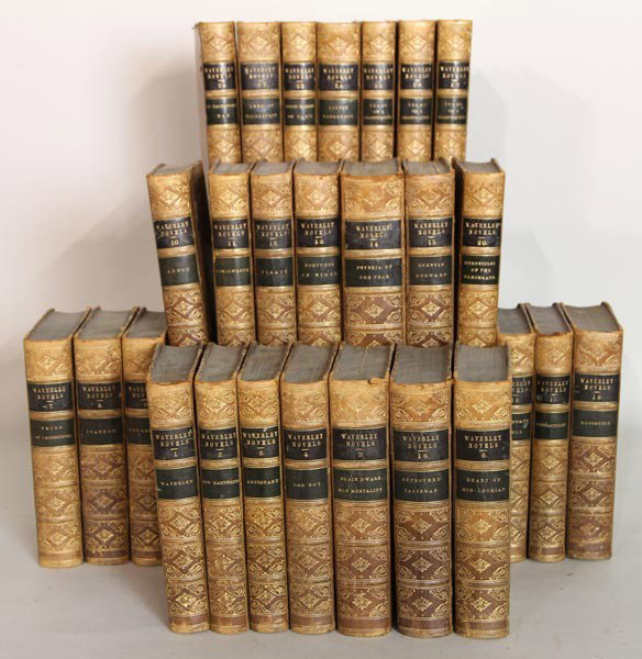 Waverly Novels, Parker's Edition: Waverly Novels volumes 1 - 27, Parker's edition, Boston MA, Samuel H. Parker, 164 Washington St., 1833.