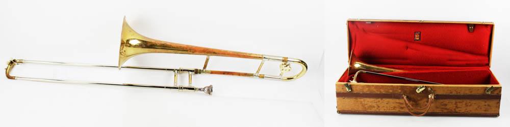 Leblanc Paris Trombone: Leblanc Paris trombone. Provenance: West Palm Beach, Florida estate.