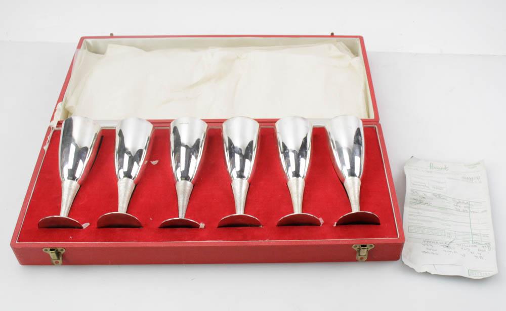 Set of English Sterling Goblets (1 of 1)