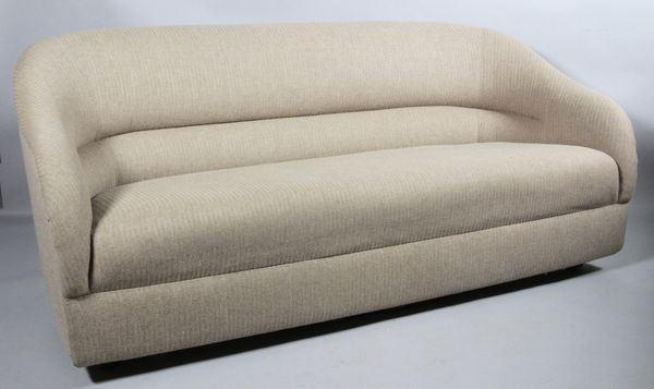 Bennett for Bricknell Sofa: Ward Bennett for Bricknell, sofa, circa 1970's, 32"h, 17"h x 68"w x 30"d.