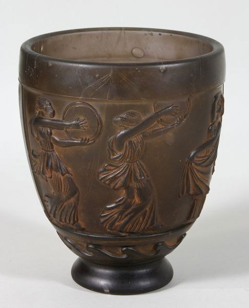 de Feure, Classical Scenes, Vase: Georges de Feure (French, 1868-1928), vase with classical scenes, signed 'G de Feure', 5 3/4"h. Of the period.