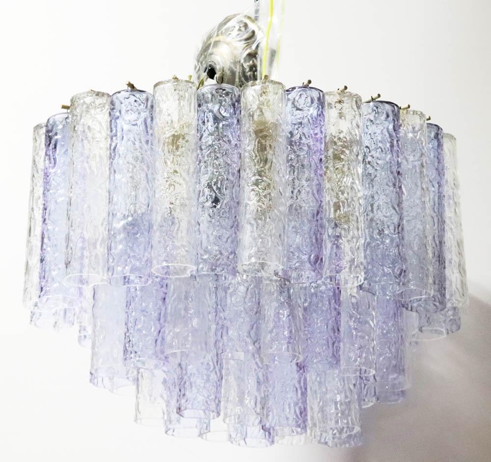 Italian/Murano Chandelier, Alessandrite: Italian/Murano chandelier, alessandrite. Provenance: Boxford, Massachusetts collection.