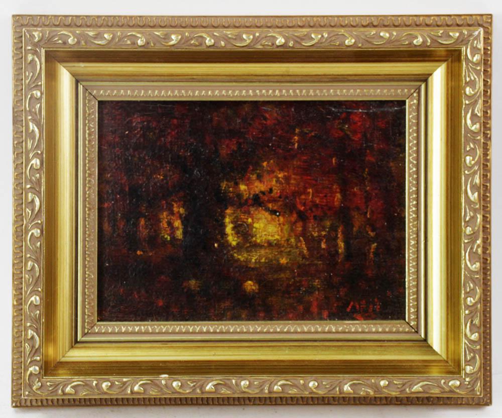 Henry Hammond Ahl, Grazing at Sunset (1 of 5)