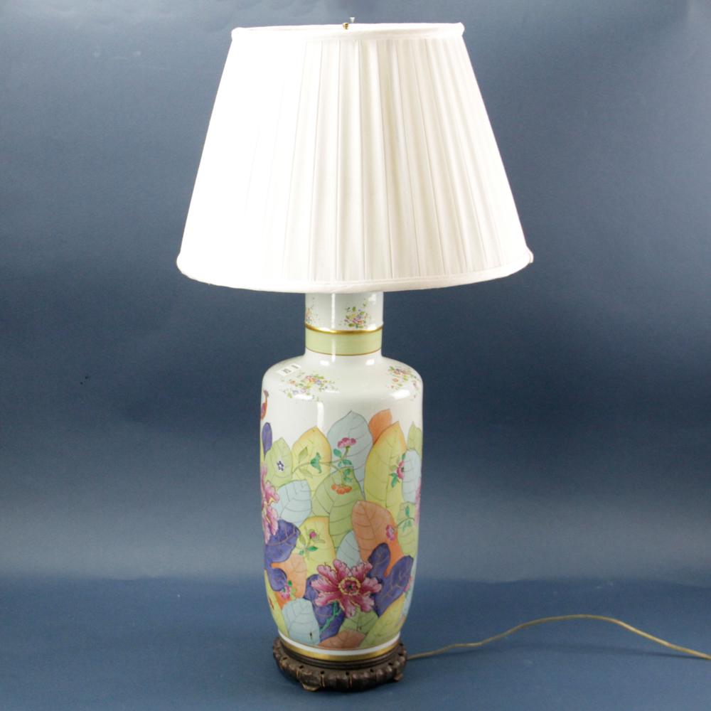 Chinese Porcelain Table Lamp (1 of 7)