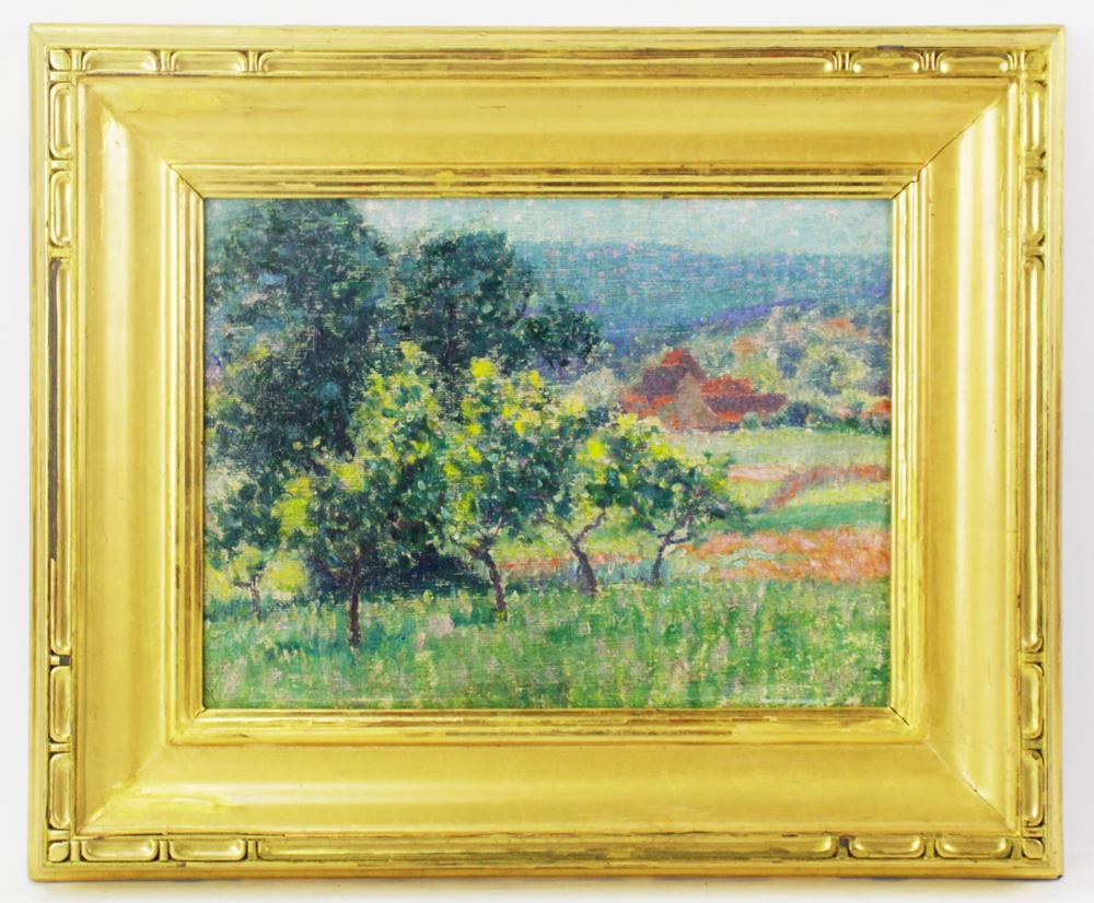 Early 20thC American School Landscape with House (1 of 6)