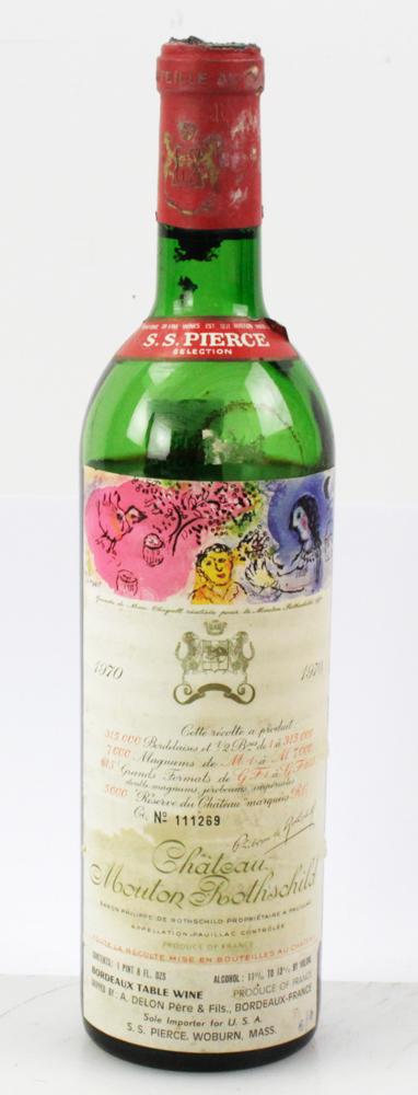 1970 Chateau Mouton Rothschild, 1966 Haut Brion (1 of 9)