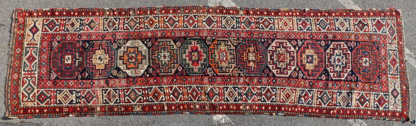 19thC Kuba Runner (1 of 8)