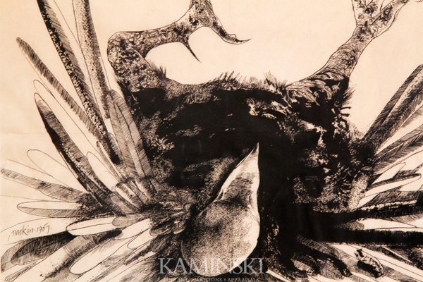 Baskin, "The Exploding Eagle", Print - 2