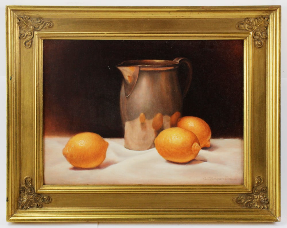 J. Morgan Davis, Still Life with Pitcher and Lemons (1 of 8)
