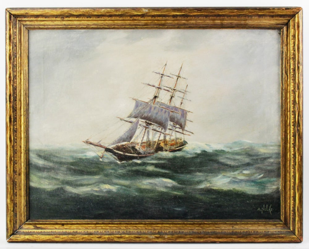 Alexander Nelke, Clipper Ship at Full Sail (1 of 8)