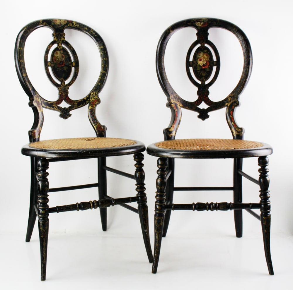 Pair of Victorian Side Chairs (1 of 7)