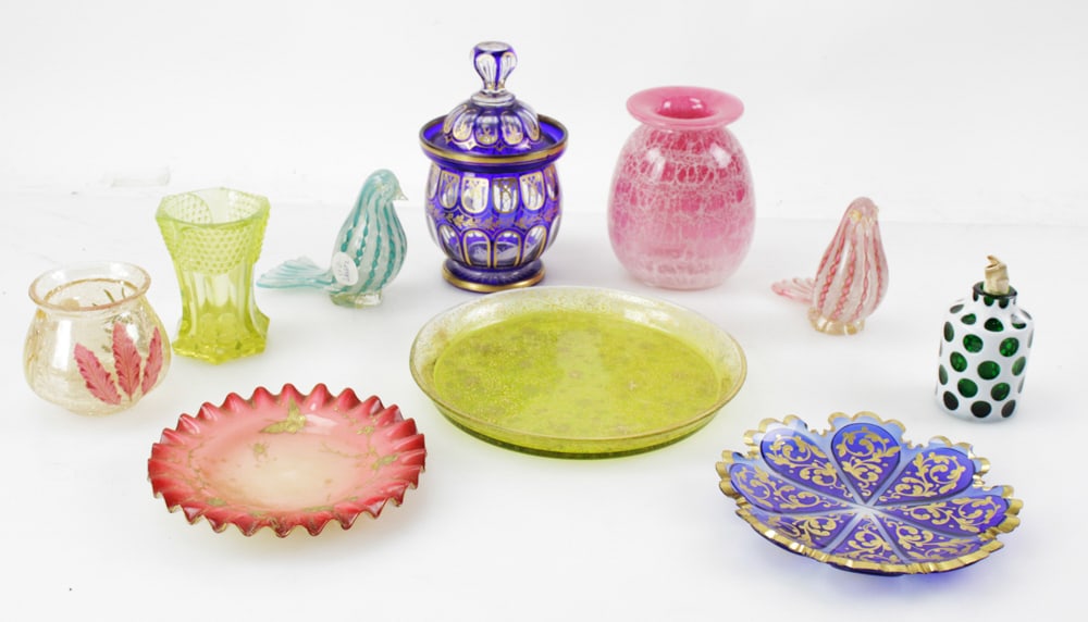 Antique and Vintage Art Glass Pieces (1 of 9)