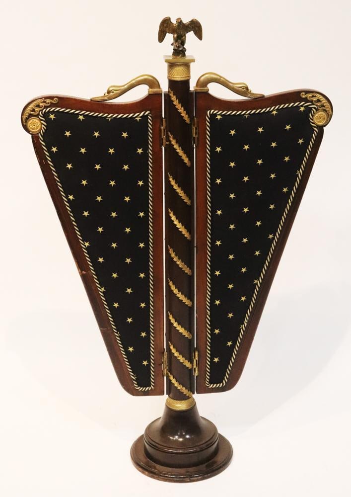 Early 19thC French Empire Upholstered Screen (1 of 6)