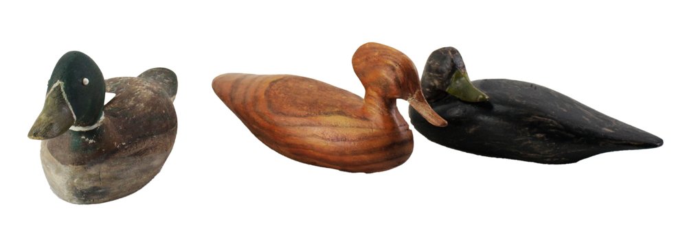 Group of Hand-carved Duck Decoys (1 of 10)