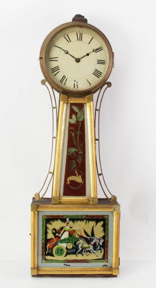 Antique Banjo Clock With Pendulum Auction