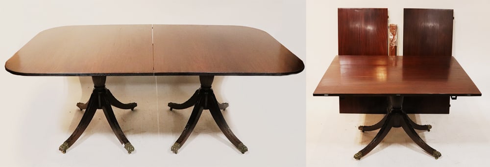 Mahogany Pedestal Dining Table (1 of 11)