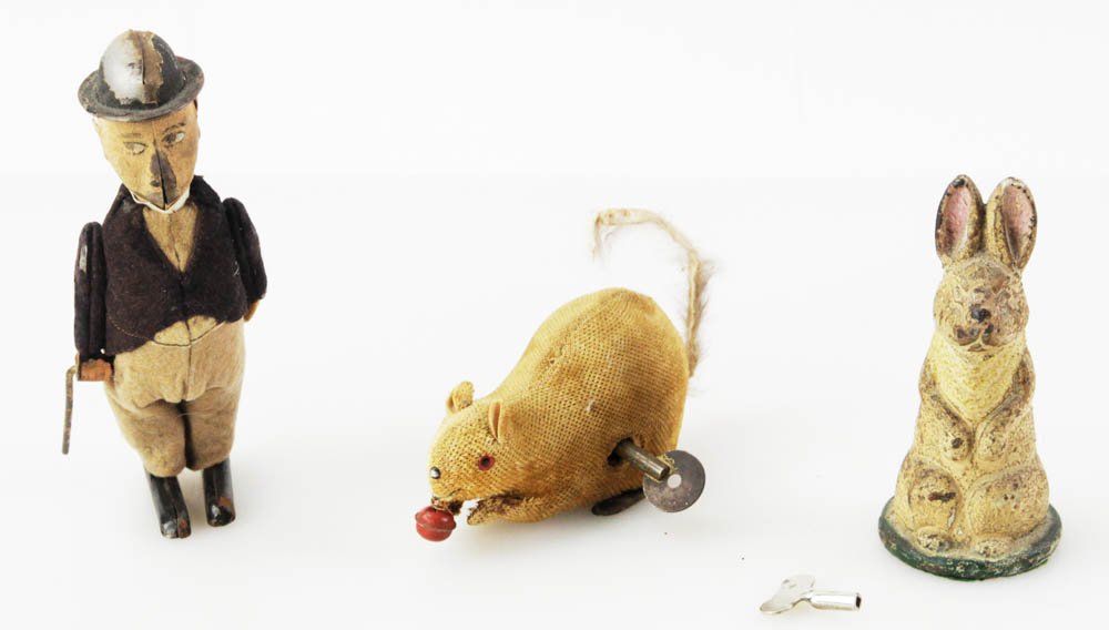 Bunny, Wind-up Squirrel and Charlie Chaplin (1 of 5)