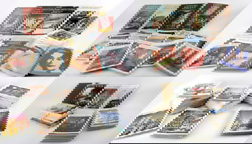 Architectural Digest Magazines, 1960s-1980s (1 of 12)