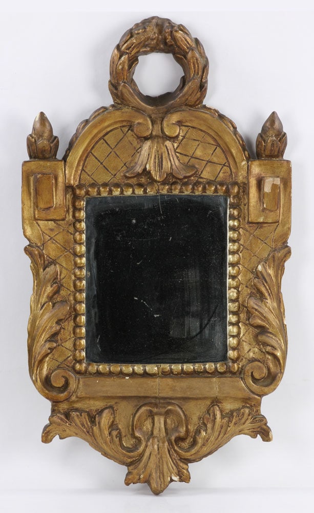 Gold Leaf Decorated Mirror (1 of 5)