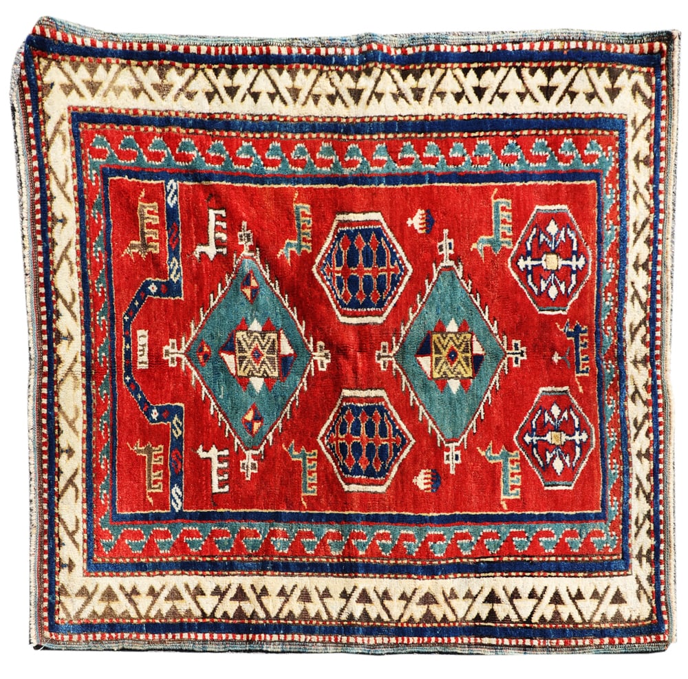 Antique Kazak Prayer Rug (1 of 5)