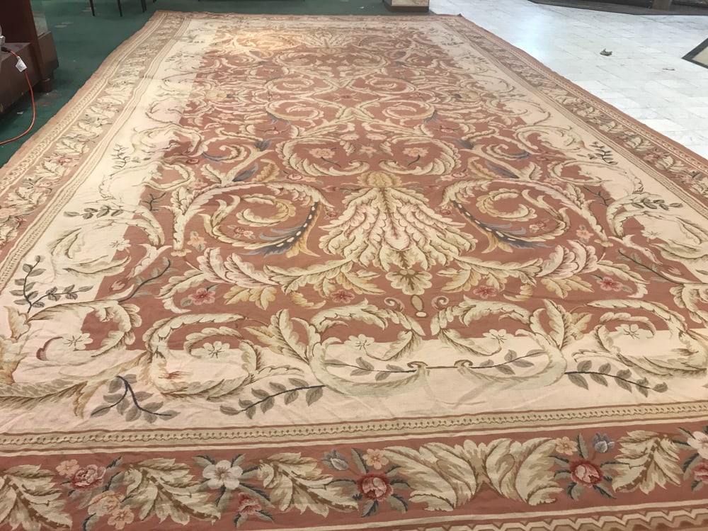 Fine French Aubusson Needlepoint Rug Auction
