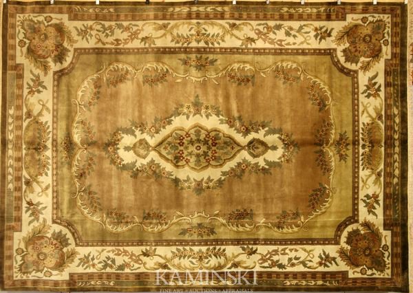 Indo Nepalese Rug: Indo Nepalese rug, 9' 8" x 13' 5".