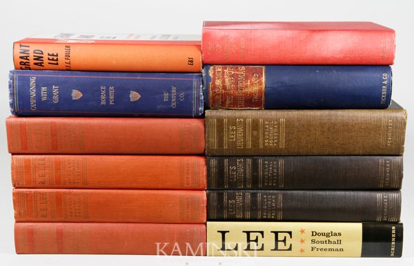 Lot of Civil War Books: Lot of Civil War books: Horace Porter, "Campaigning with Grant", 1827; Douglas Southall Freeman, "R.E. Lee: a Biography", 4 volumes, Scribners, 1933-34; Douglas Southall Freeman, "Lee's Lieutenants: A