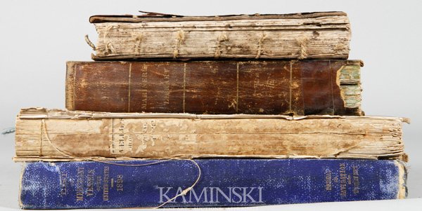4 Nautical and Other Books: Lot of four books, to include: "The Mariner's Library or Voyager's Companion", Boston, Lilly, Wait, Colman and Holden, 1833; "The Greek and Roman History Illustrated by Coins and Medals", by O. W., Lo