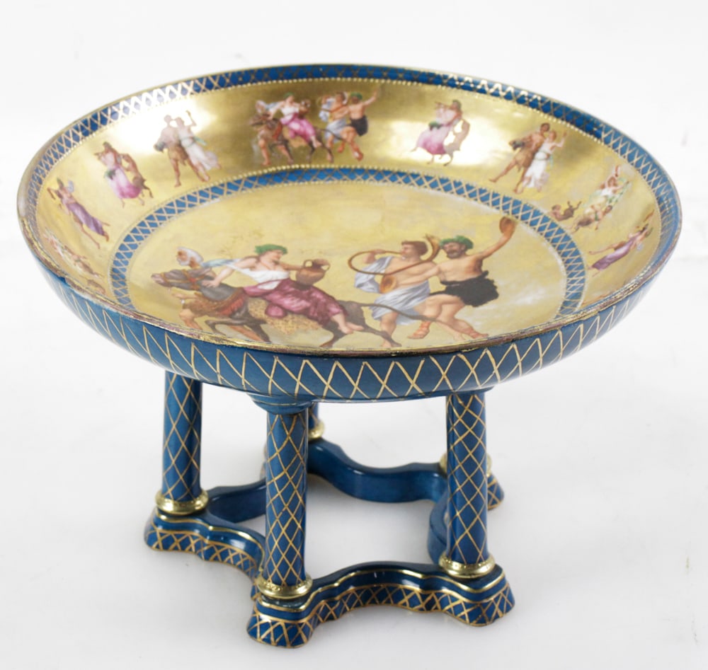 19thC French Paris Porcelain Compote (1 of 8)