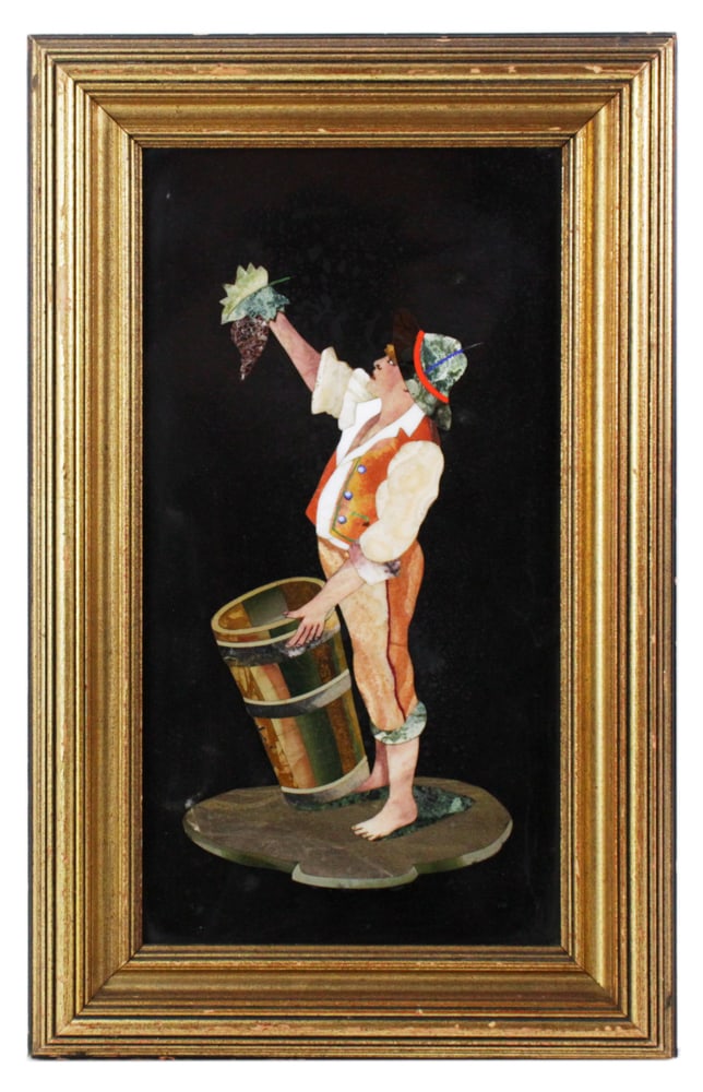 19thC Italian Pietra Dura Panel (1 of 5)